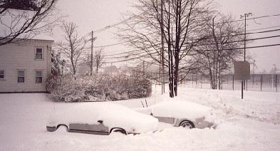 One Buried Car